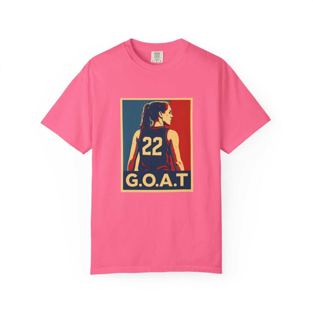 Caitlin Clark GOAT Basketball Tribute T-Shirt
