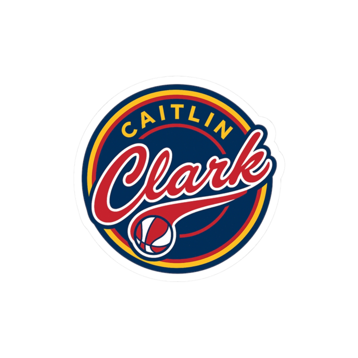 Caitlin Clark Indiana Fever 303 Bold Sticker - alternate angle 3, merchandise