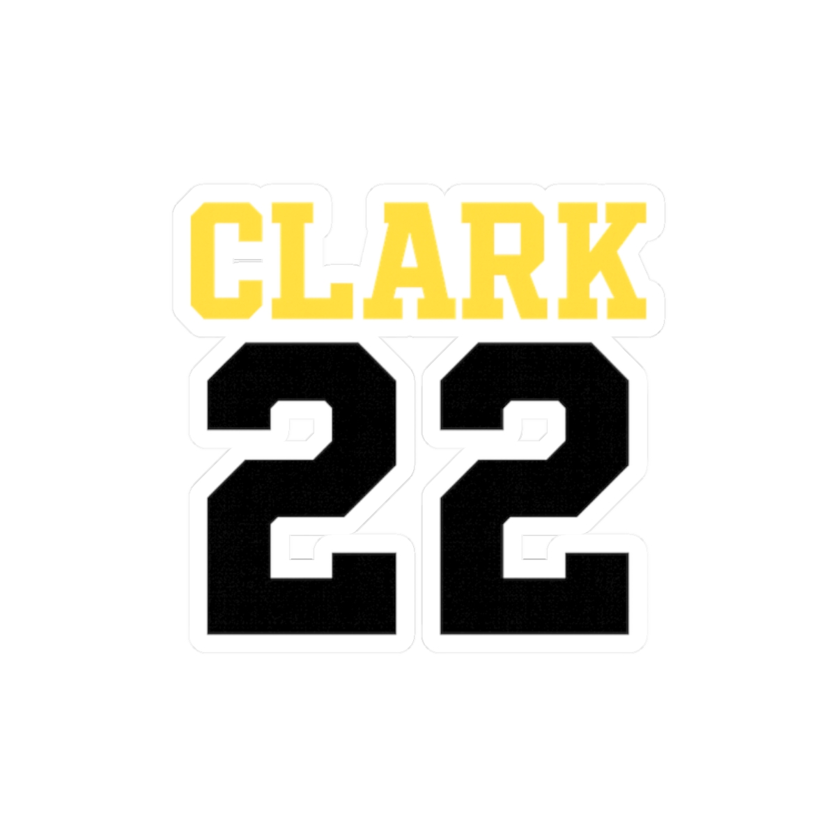 Caitlin Clark Iowa Basketball Sticker | Bold Fan Vinyl Decal - alternate angle 3, merchandise