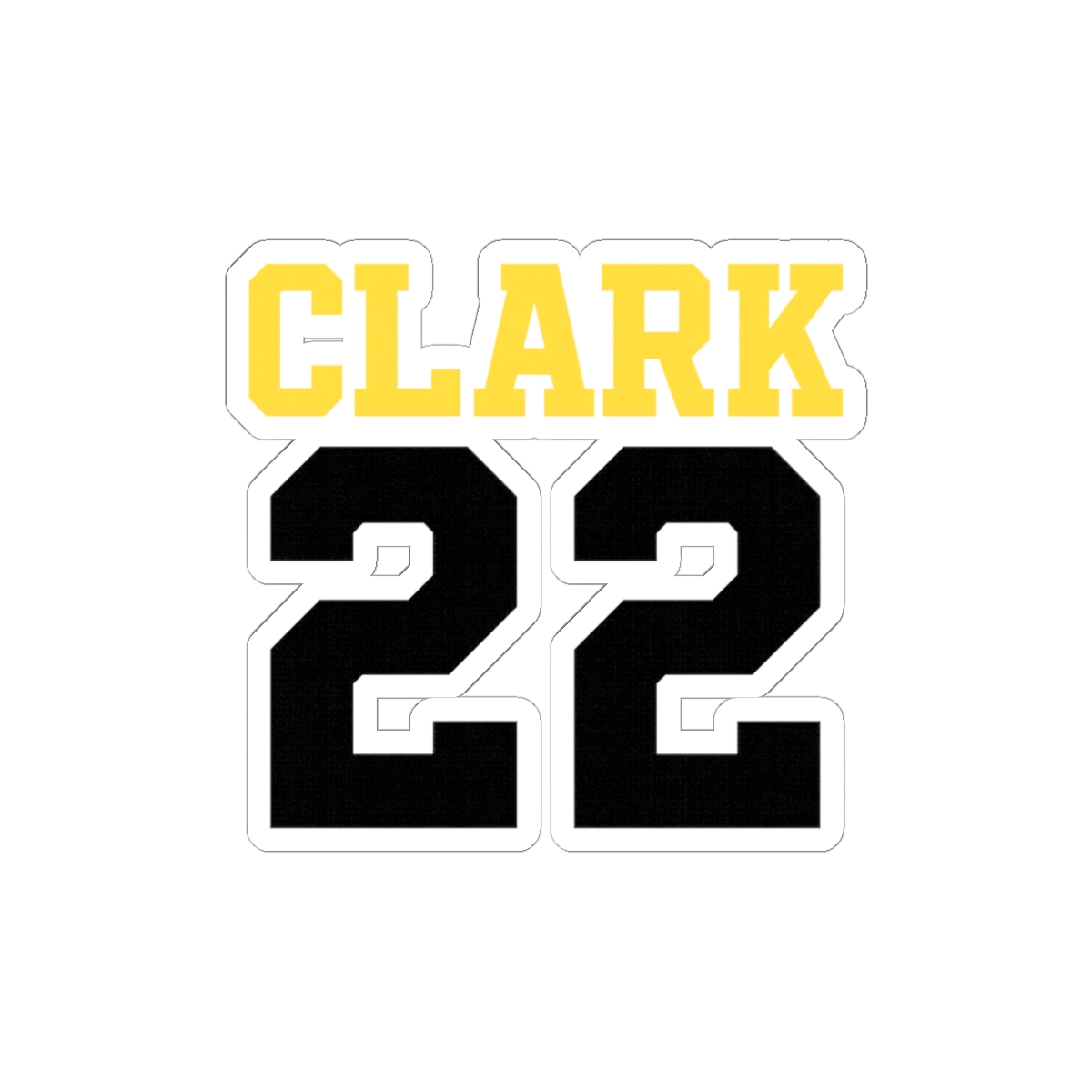 Caitlin Clark Iowa Basketball Sticker | Bold Fan Vinyl Decal
