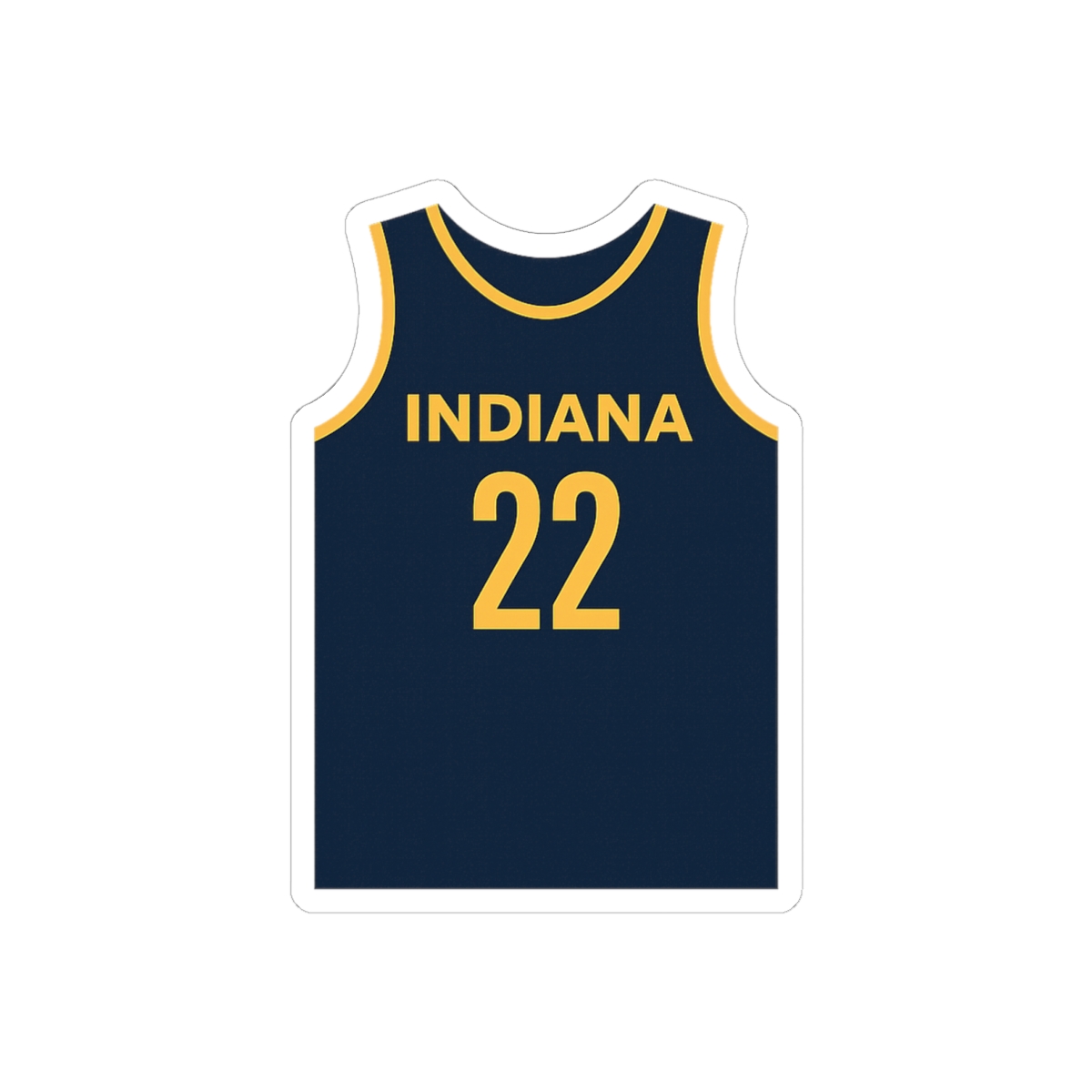 Caitlin Clark Jersey Sticker | Bold WNBA Fever Decal