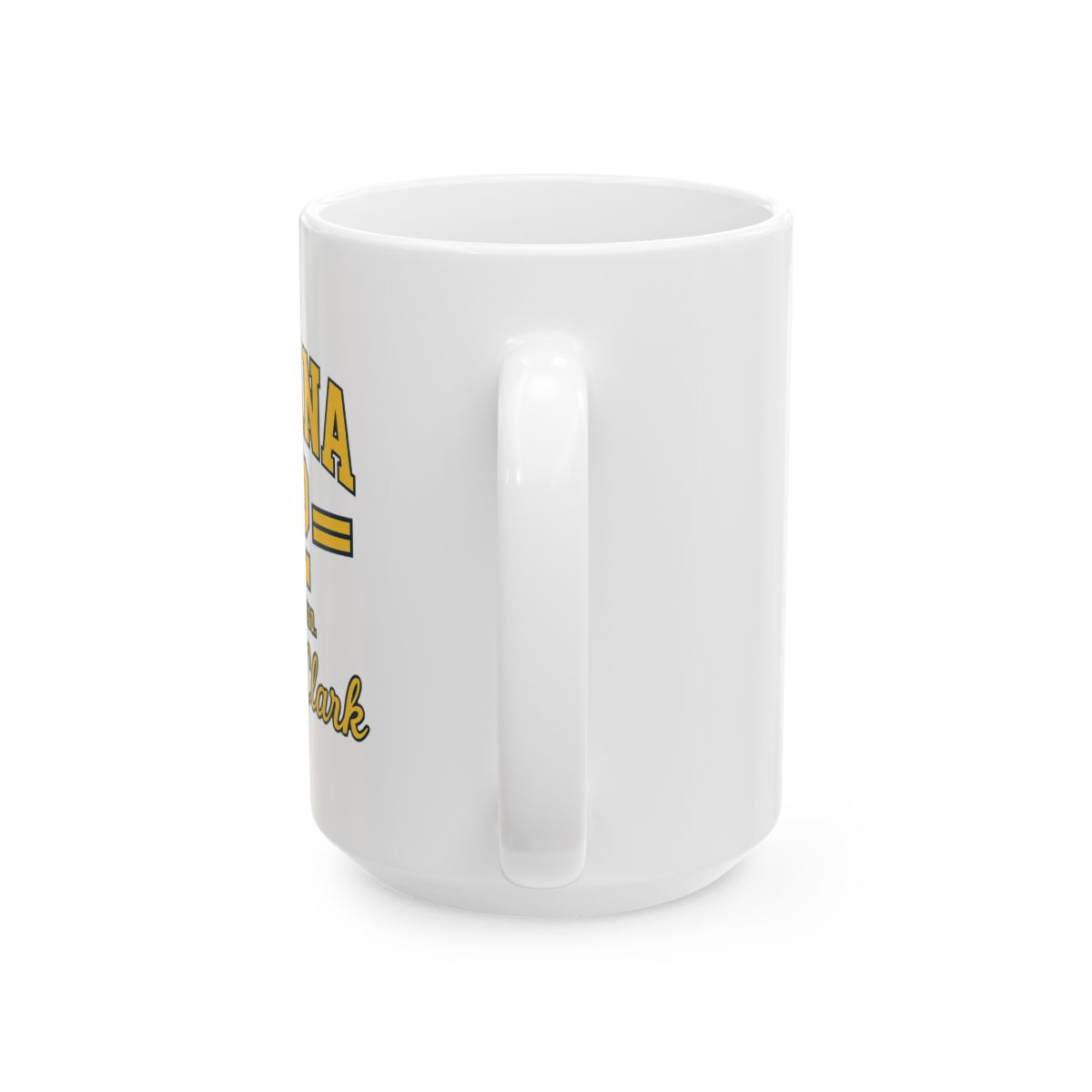 Caitlin Clark Indiana Basketball Mug | Number 22 From The Logo Coffee Cup | Navy Fan Gift 11oz & 15oz - alternate angle 5, merchandise