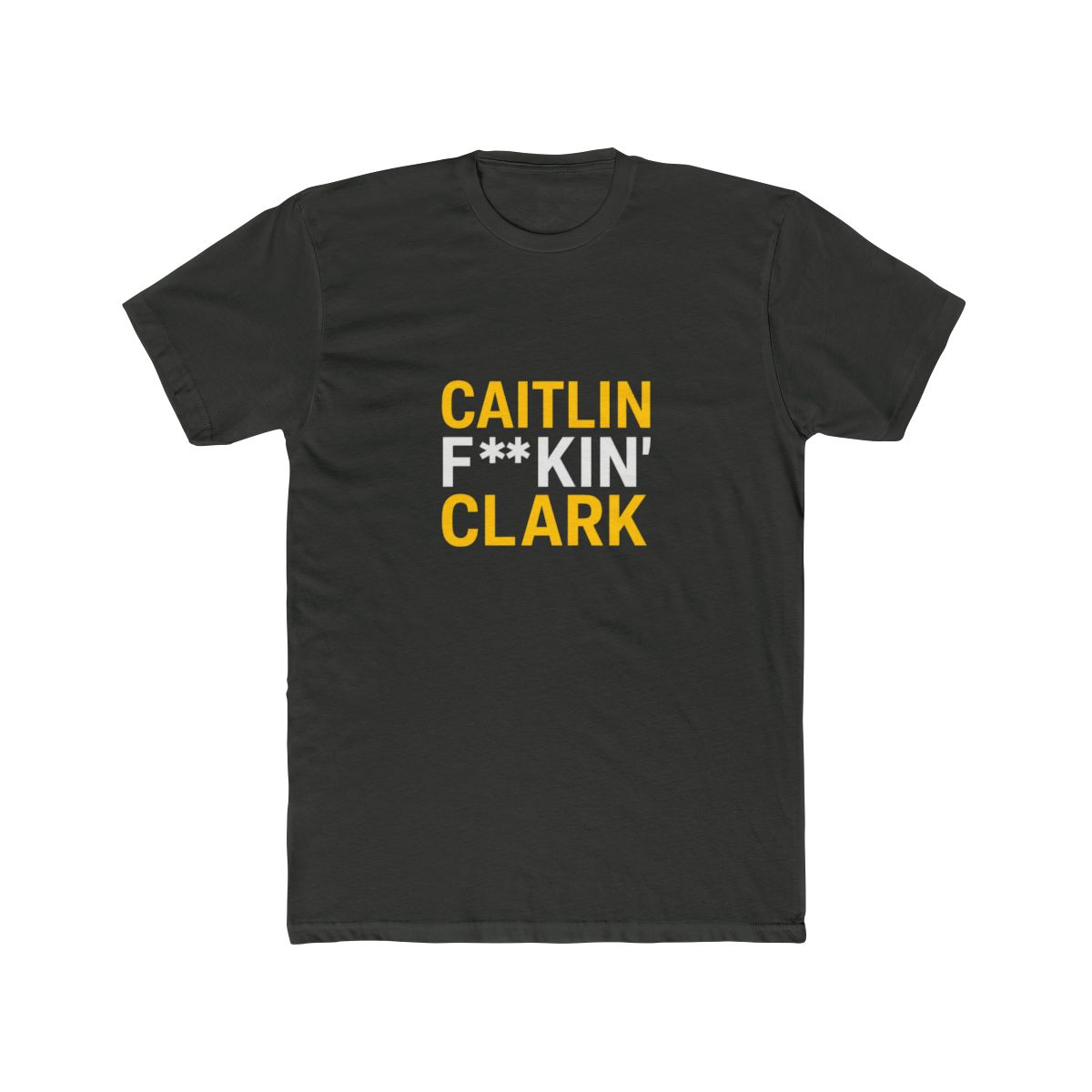 Caitlin FKIN Clark Bold Basketball Fan T Shirt - alternate angle 5, merchandise