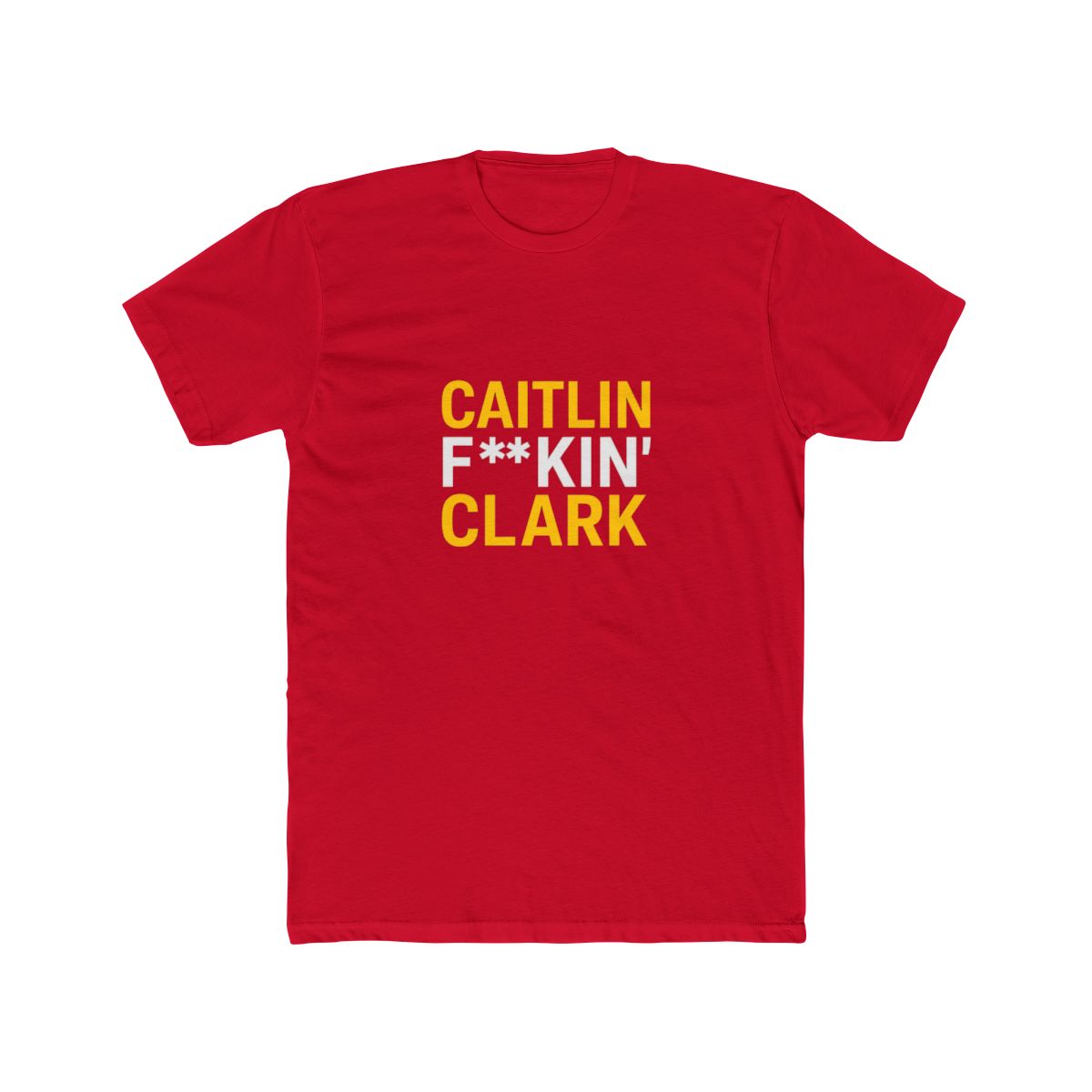 Caitlin FKIN Clark Bold Basketball Fan T Shirt - Official t-shirts merchandise