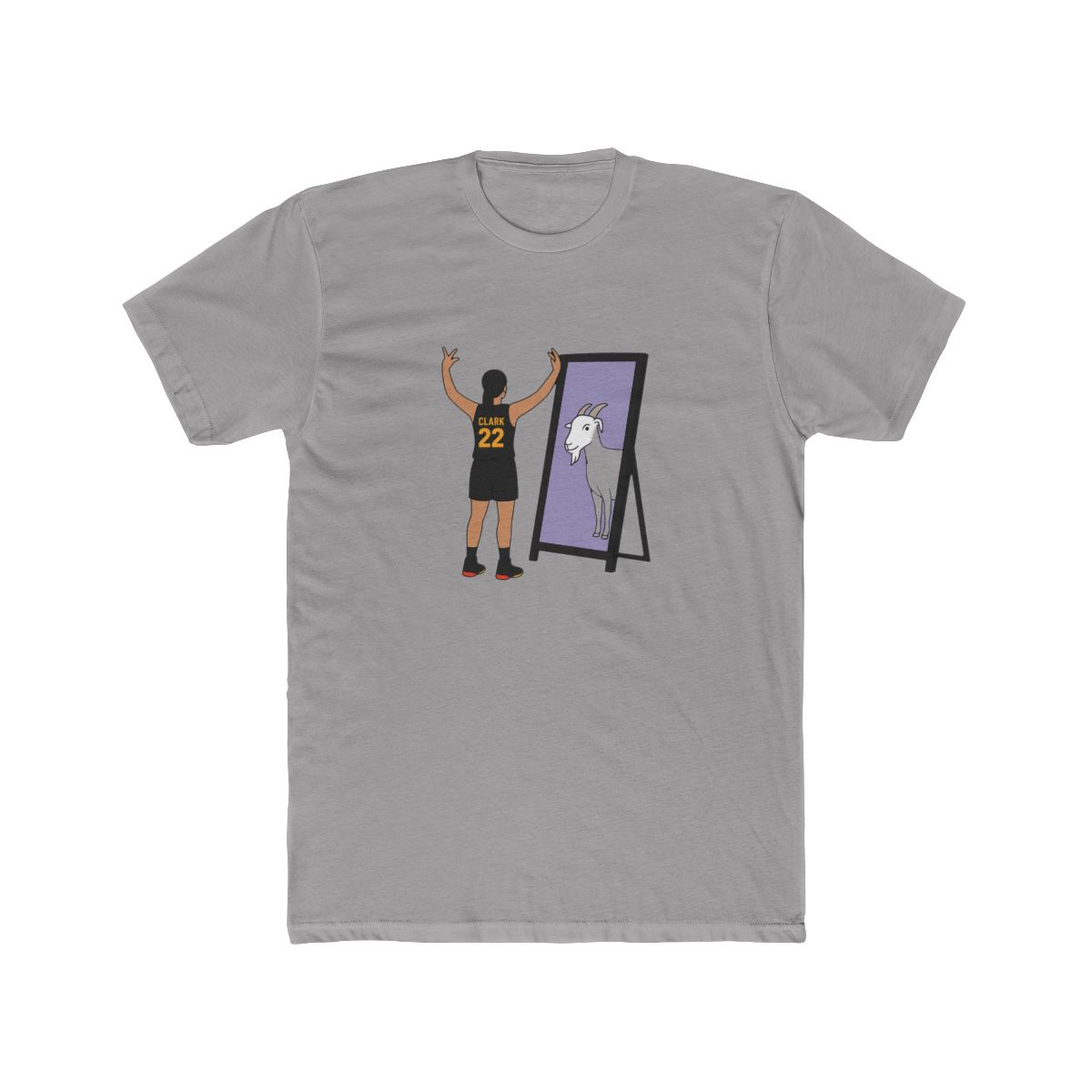 Iconic Caitlin Clark GOAT Basketball T Shirt - alternate angle 4, merchandise