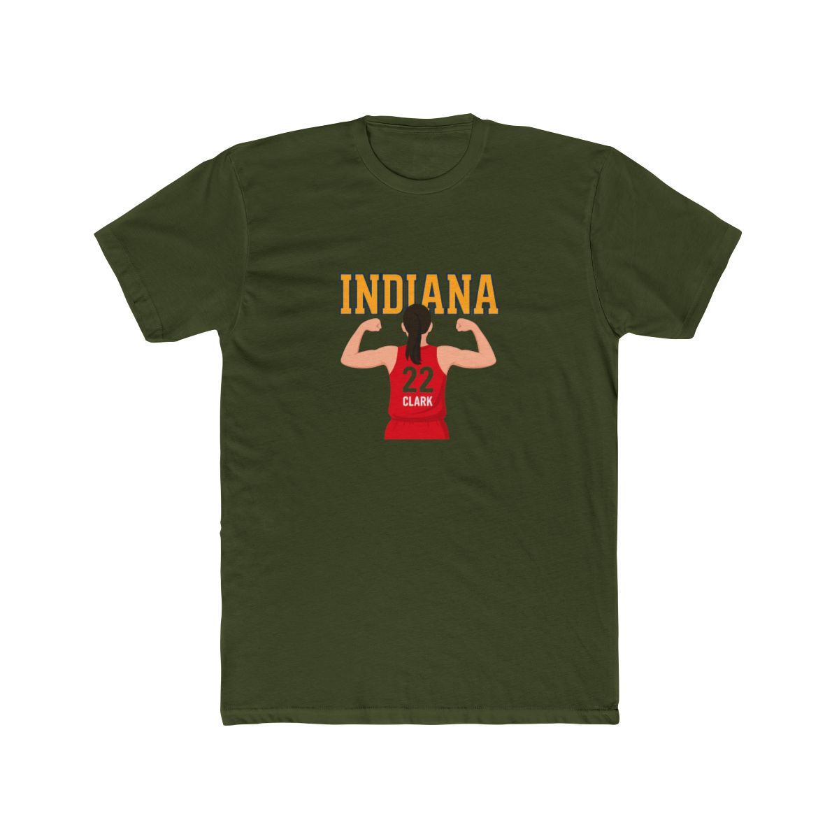 Indiana Caitlin Clark Basketball Cartoon T-Shirt - alternate angle 2, merchandise