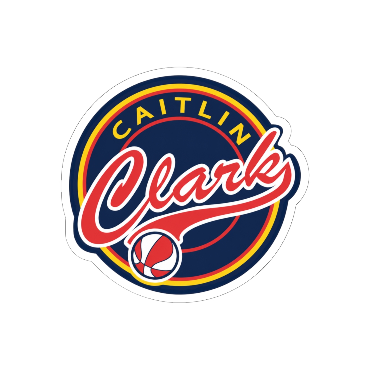Caitlin Clark Indiana Fever 303 Bold Sticker | WNBA Fan Vinyl Decal