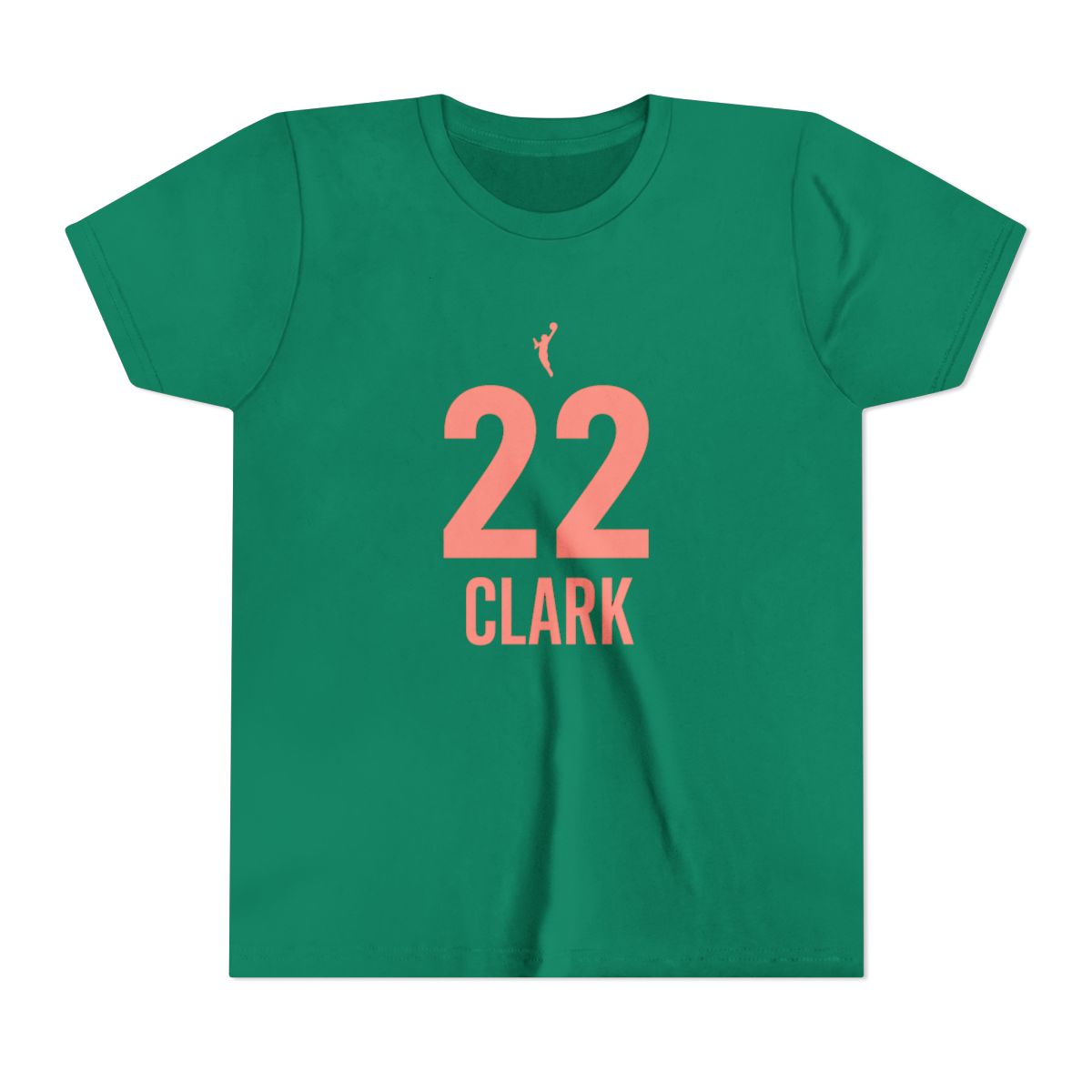 Caitlin Clark #22 Indiana Fever Basketball Kids T Shirt - alternate angle 2, merchandise