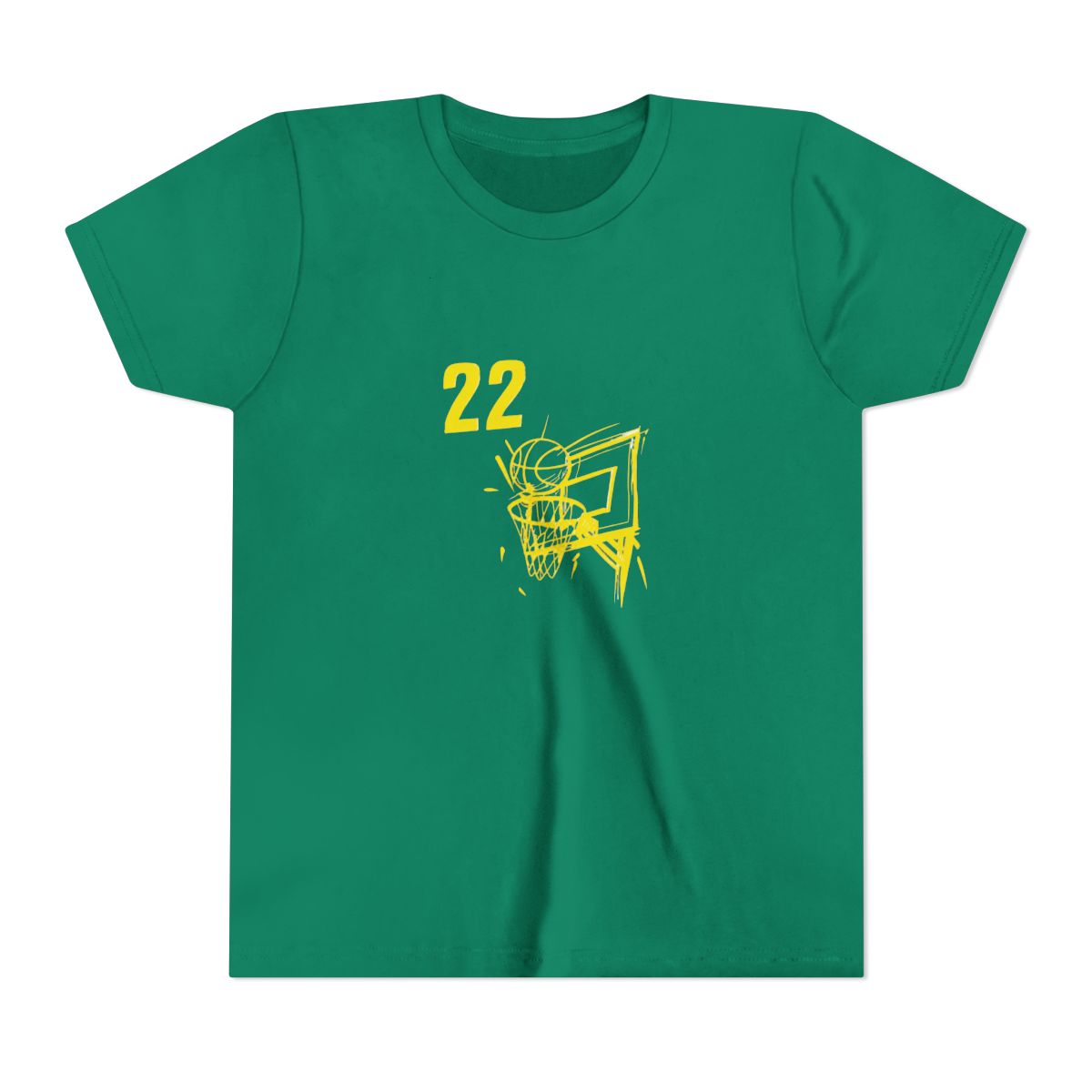 Caitlin 22Caitlin Clark Kids T Shirt - alternate angle 2, merchandise