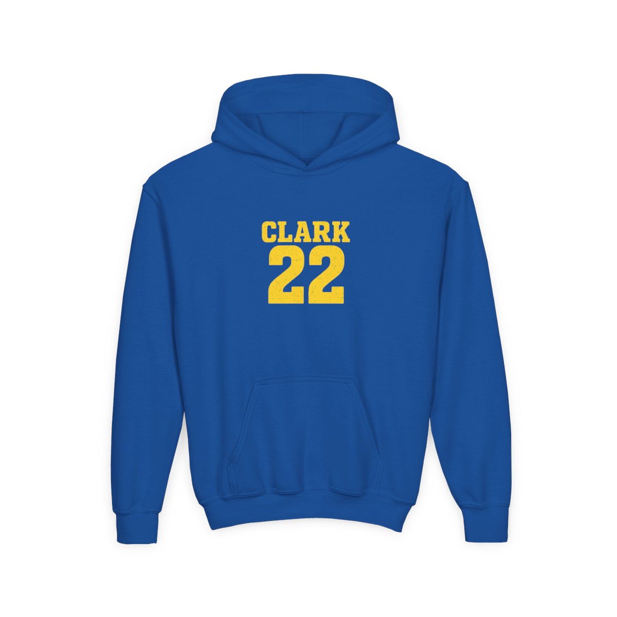 Caitlin Clark #22 Basketball Champion Kids Hoodie - alternate angle 5, merchandise
