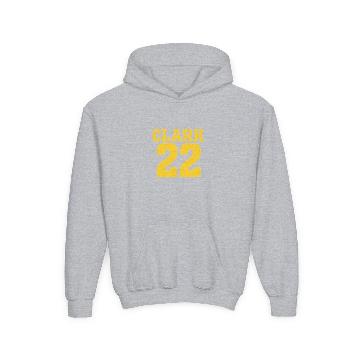 Caitlin Clark #22 Basketball Champion Kids Hoodie - alternate angle 2, merchandise