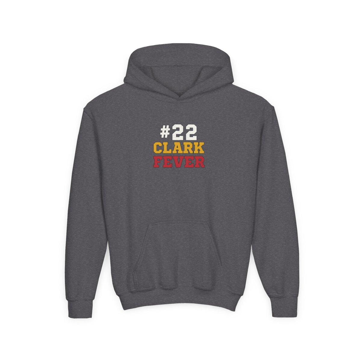 Caitlin Clark #22 Indiana Fever Basketball Kids Hoodie - alternate angle 4, merchandise