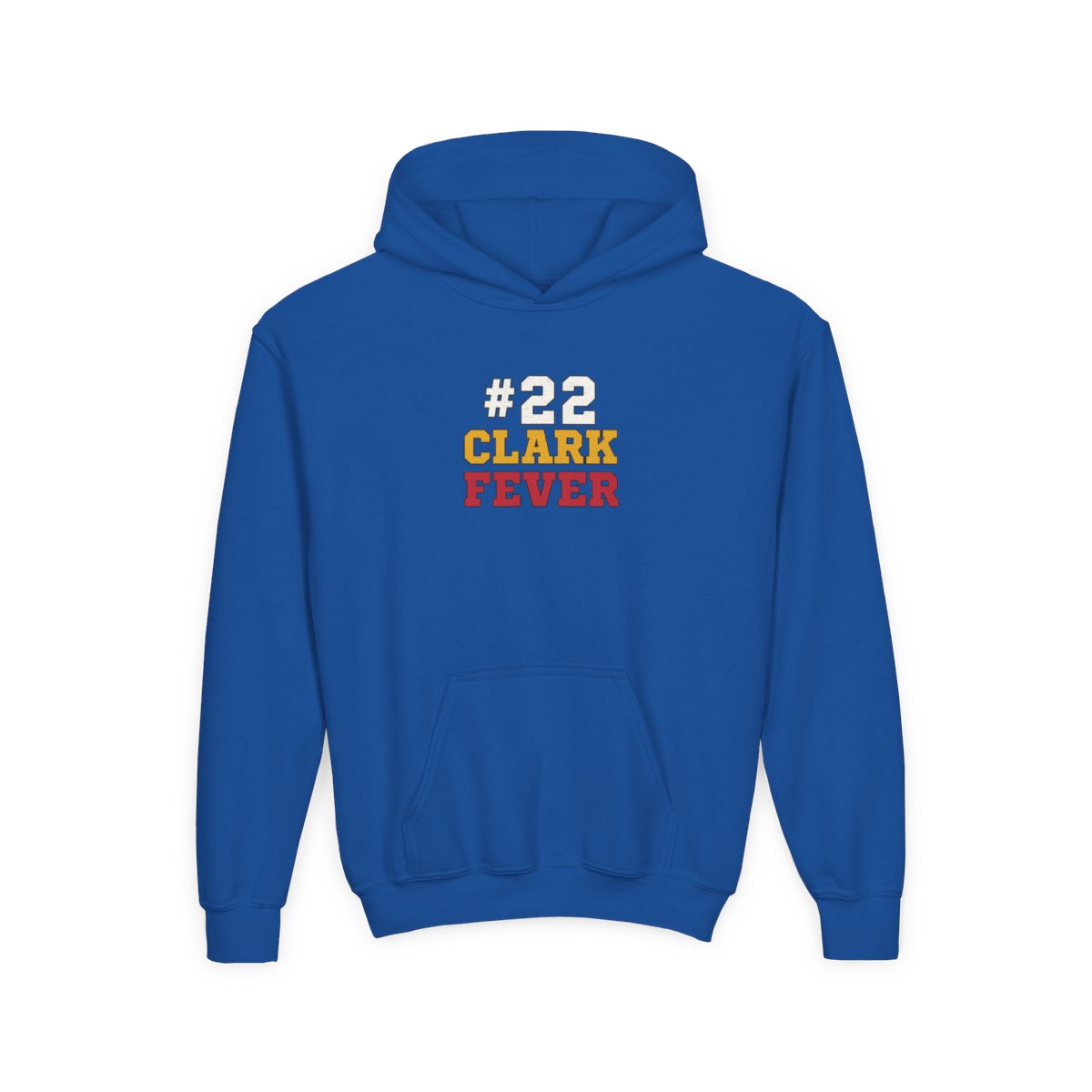 Caitlin Clark #22 Indiana Fever Basketball Kids Hoodie - alternate angle 5, merchandise