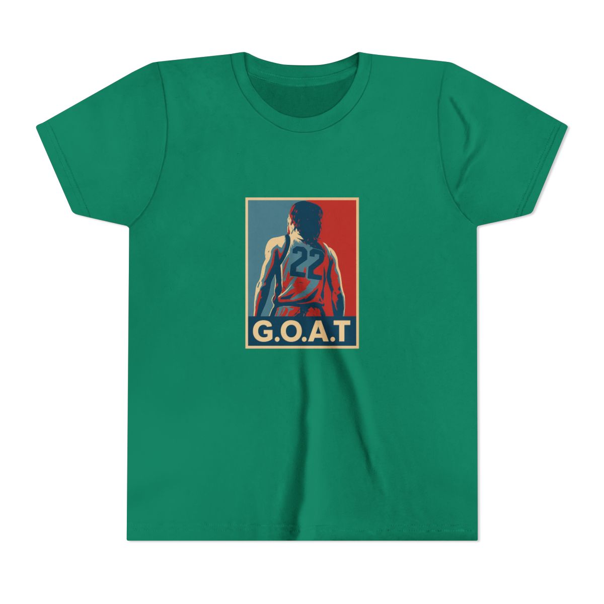 Caitlin Clark Goat Kids T Shirt - alternate angle 2, merchandise