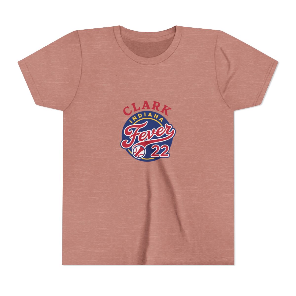 Caitlin Clark Indiana Fever #22 Jersey Kids T Shirt - alternate angle 2, merchandise