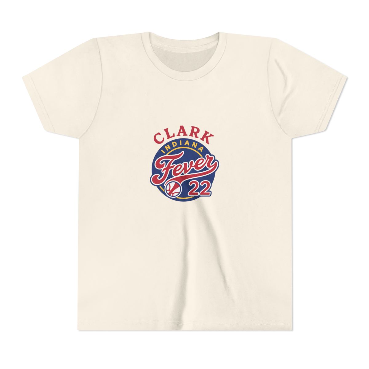 Caitlin Clark Indiana Fever #22 Jersey Kids T Shirt - alternate angle 3, merchandise