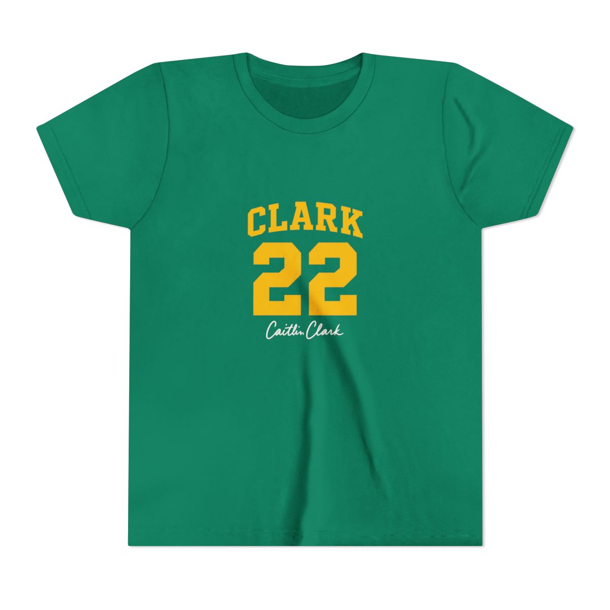 Caitlin Clark Indiana Fever Champion Kids T Shirt - Basketball Fan Gear - alternate angle 2, merchandise