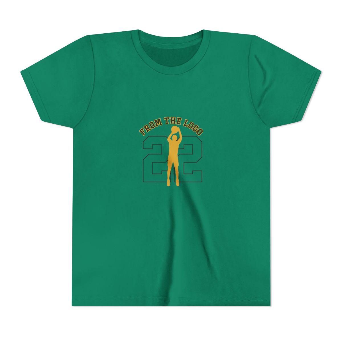 From The Logo Caitlin Clark 22 Kids T-Shirt - alternate angle 2, merchandise